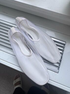 H&M white mesh shoes